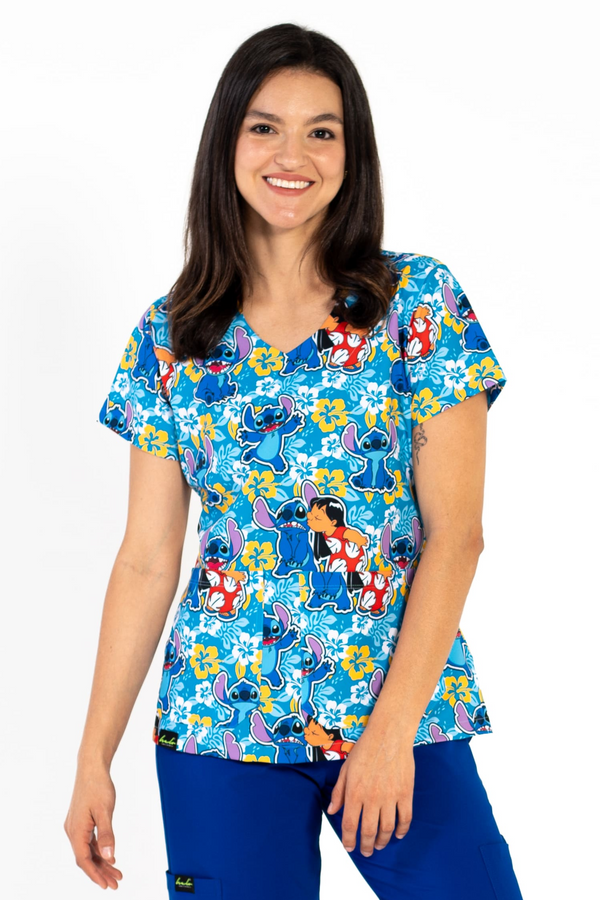 Blusa Uniforme Antifluido Estampado LILO