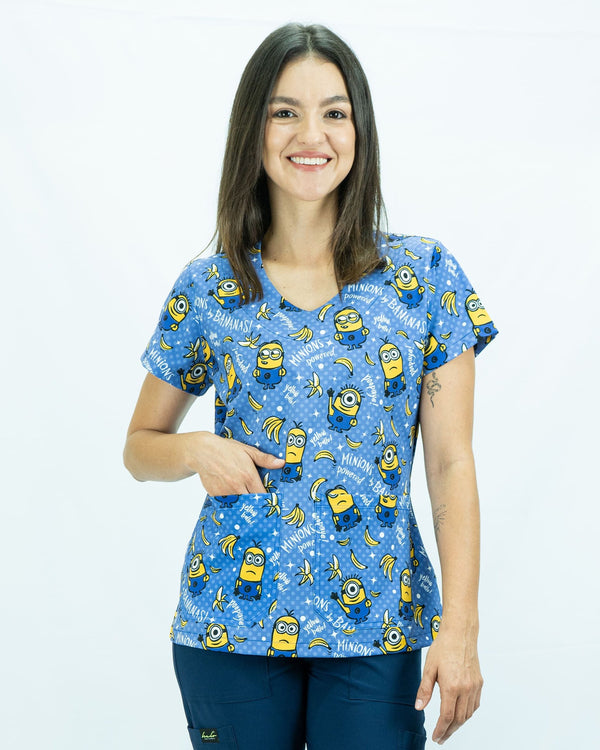 Blusa Uniforme Antifluido Estampado BANANA